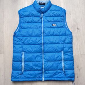 JOHNNIE-O Hudson QUILTED VEST Mens Size Medium Riptide Blue (M6) Johnnie O Vest